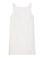Calvin Klein Jeans - V- Neck Denim Shift Dress Chalk - Džinsinė suknelė - Balta
