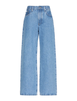 Calvin Klein Jeans - The Wide Leg Radio Blues - Platūs džinsai - Mėlyna