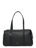 Calvin Klein - Emblem Hw Pebble Doctor Shoulder - Rankinė - Juoda