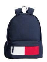 Tommy Hilfiger - Essential Flag Backpack - Kuprinė - Tamsiai mėlyna