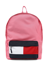 Tommy Hilfiger - Essential Flag Backpack - Kuprinė - Rožinė