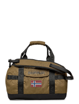 Napapijri - Bering Travel Small 1 Dark Olive G3A - Sportiniai kelioniniai krepšiai - Juoda
