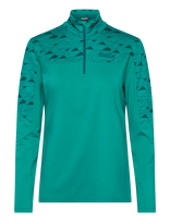 Swix - Infinity Light Half Zip W - Sportiniai flisiniai ir viduriniai sluoksniai - Žalia