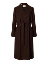 Selected - Slwzia-Rosa Wool Blend Coat Noos - Žieminis paltas - Ruda