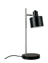 Dyberg Larsen - Ocean Sort/ Børstet Stål Bordlampe - Stalinė lempa - Juoda
