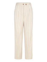 United Colors Of Benetton - Trousers - Plačios kelnės - Kreminė spalva