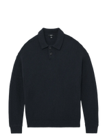 Reiss - Elm - Polo marškinėliai ilgomis rankovėmis - Tamsiai mėlyna