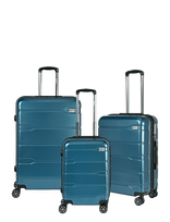 RakelW Travel - Rw Travel Ocean Vibes 3 Set Väskor Ocean Blue - Pilotų ir verslo lagaminai - Mėlyna