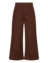 Closed - Women Luna Pants Brazil Nut - Plačios kelnės - Ruda