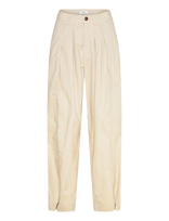 Closed - Closed Ivo Denim/Pants Shiitake - Plačios kelnės - Kreminė spalva
