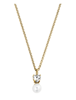 Dyrberg/Kern - Colume Sg Crystal / White Pearl - Grandinėlė - Aukso