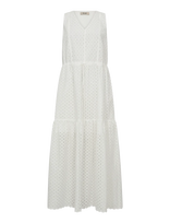 MOS MOSH - Mmsabria Embo Sl Dress - Ilga suknelė - Balta