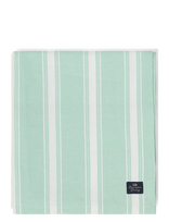 Lexington Home - Striped Linen/Cotton Tablecloth - Staltiesė - Žalia