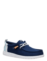 Hey Dude - Wally Summer Linen - Įmaunami sportbačiai - Tamsiai mėlyna
