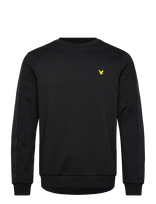Lyle & Scott Sport - Jacquard Tape Crew Neck - Megztinis - Juoda