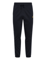 Lyle & Scott Sport - Jacquard Tape Joggers - Sportinės kelnės - Tamsiai mėlyna