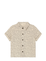 Fliink - Elmo Ss Shirt - Marškiniai trumpomis rankovėmis - Kreminė spalva