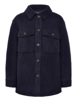 Patagonia - W's Retro Pile Shacket - Lengva vasarinė striukė - Tamsiai mėlyna