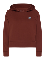 Patagonia - W's Regenerative Organic Certified Cotton Essential Hoody - Sportinis džemperis su gobtuvu - Burgundiška splava