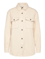 Patagonia - W's Fjord Loft Overshirt Jkt - Sportiniai marškinėliai - Kreminė spalva