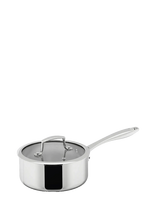 Dorre - Saucepan With Glass Lid 3-Ply 18*8 Cm 2 L - Puodas - Sidabro