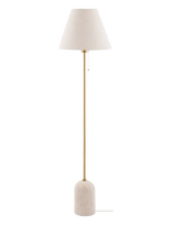 Globen Lighting - Floor Lamp Gino Beige Travertine - Toršeras - Smėlio