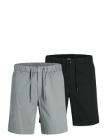 Jack & Jones - Jpstjaiden Rocco Hybrid Jog Sho Mp 2Pk - Sportiniai šortai - Juoda