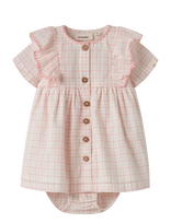 Lil'Atelier - Nbfhedda Ss Loose Body Dress Lil - Suknelė trumpomis rankovėmis kūdikiui - Rožinė