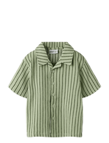 Name It - Nmmhasla Ss Nreg Shirt - Marškiniai trumpomis rankovėmis - Žalia