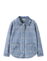 Name It - Nkfharper Dnm Anglaise Jacket 1026-Ov H - Džinsės ir velvetinės striukės - Mėlyna