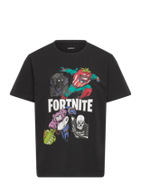 Name It - Nkmambrose Fortnite Ss Nreg Top Bfu - Marškinėliai trumpomis rankovėmis - Juoda