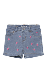 Name It - Nmfrose Reg Emb Shorts 6202-Iz - Šortai - Mėlyna