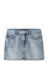 LMTD - Nlfbett Dnm Short Skirt - Džinsinis sijonas - Mėlyna