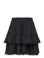 ONLY - Onlluna Layer Short Skirt Wvn - Trumpas sijonas - Juoda