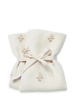 Garbo&Friends - Muslin Blanket 2 Pcs, 60X60 Cm, La Fraise - Muslino antklodė - Kreminė spalva