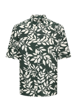 ONLY & SONS - Onsharvi Life Ss Aop Shirt Noos - Marškiniai trumpomis rankovėmis - Žalia
