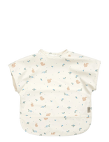 Cam Cam Copenhagen - Short Sleeved Bib - Bows - Seilinukas be rankovių - Kreminė spalva