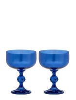 Anna + Nina - Mare Cocktail Glass Set Of 2 - Kokteilių taurė - Mėlyna