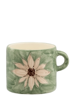 Anna + Nina - White Lotus Dreams Mug - Kavos puodelis - Žalia
