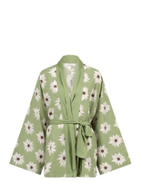 Anna + Nina - White Lotus Dreams Kimono - Chalatas - Žalia