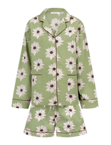 Anna + Nina - White Lotus Dreams Pyjama - Pižama - Žalia