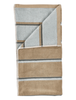 Zone Denmark - Håndklæde Sauna 50X100 Camel/Ice Blue/Olive Green - Rankšluostis - Smėlio