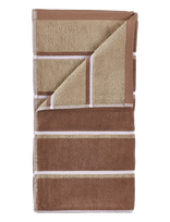 Zone Denmark - Badehåndklæde Sauna 70X140 Terracotta/Camel/Lupine - Rankšluostis - Ruda