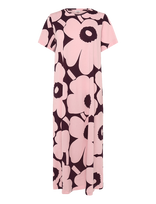 Marimekko - Pisteinen Unikko - Ilga suknelė - Rožinė