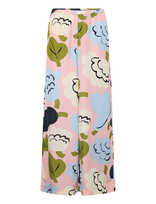 Marimekko - Vaihtelu Kukasta Kukkaan - Plačios kelnės - Rožinė