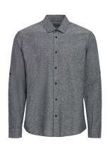Blend - Bhaban Shirt Pp Noos - Lininiai marškiniai - Pilka