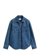 Gant - Rel Denim Ranger Shirt - Džinsiniai marškiniai - Mėlyna