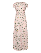 By Ti Mo - Spring Rouching Dress - Ilga suknelė - Rožinė
