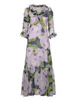 By Ti Mo - Organza Ruffle Dress - Ilga suknelė - Violetinė