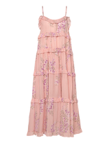 By Ti Mo - Checks Strap Dress - Ilga suknelė - Rožinė